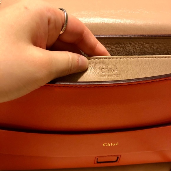 ✨SOLD✨Like New Auth Chloe Lambskin 3 Ways Chain-Link Bag - Picture 3 of 15